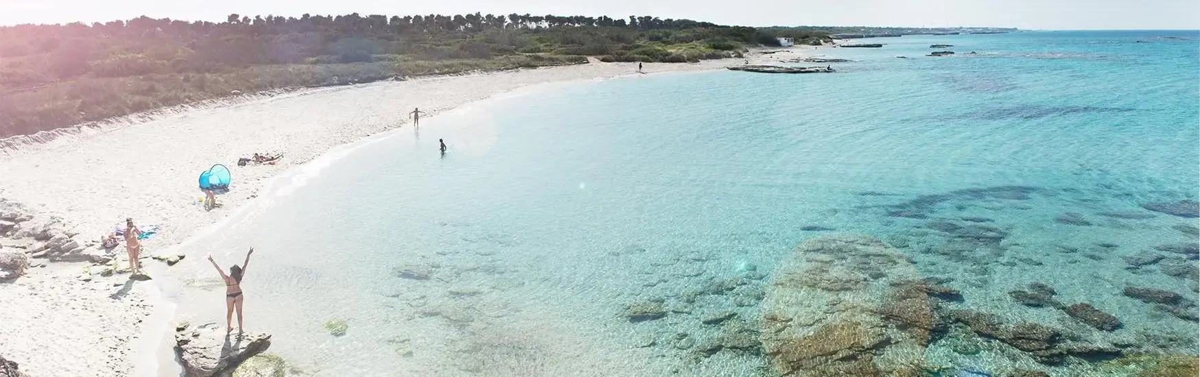 Plage equipè - Mora Mora - San Foca