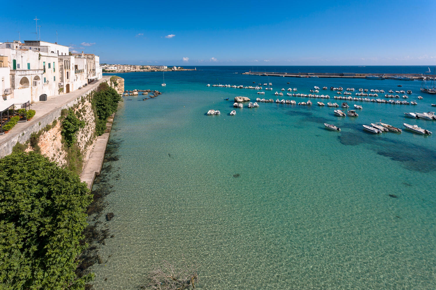 Otranto Bay, crystal clear water