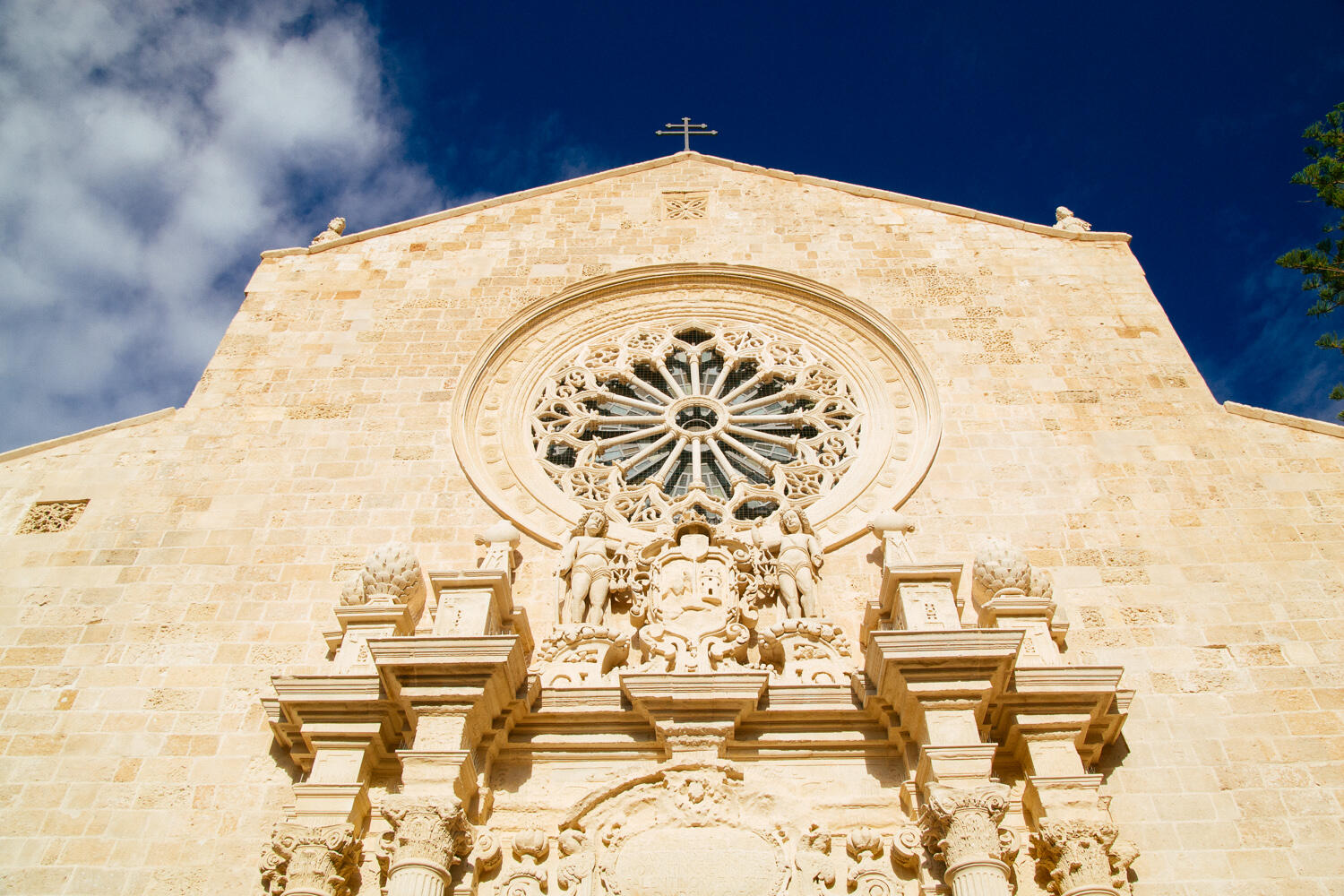 Otranto, historic center with important romanic cathedral mosaic