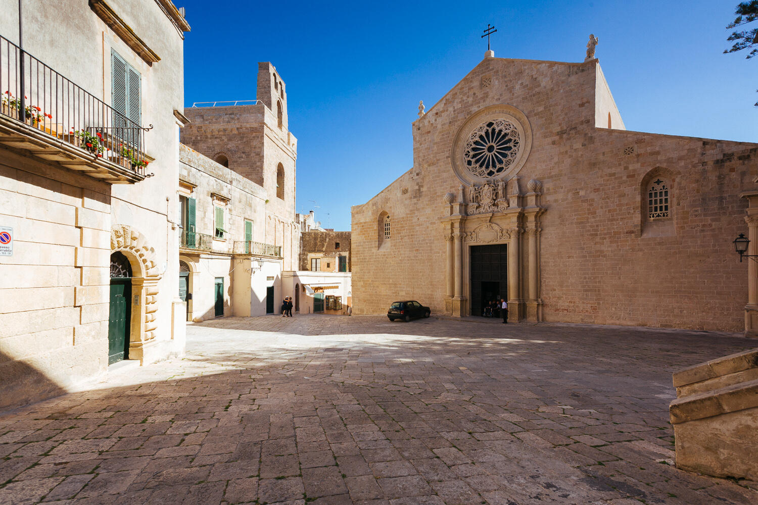 Otranto, centre historique avec une importante mosaïque de cathédrale romane