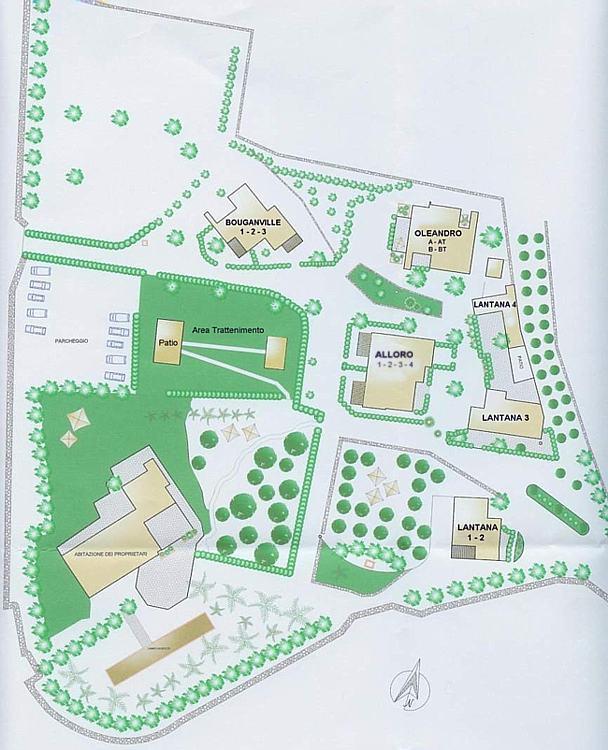 Planimetria del villaggio