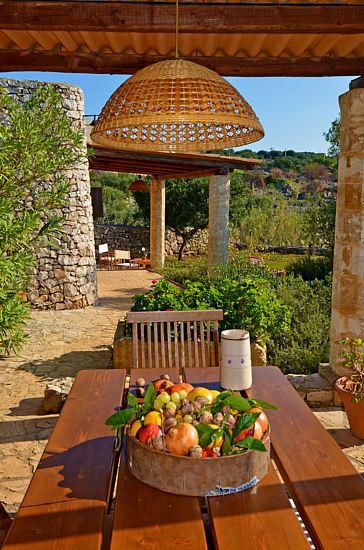 Pergola dining table