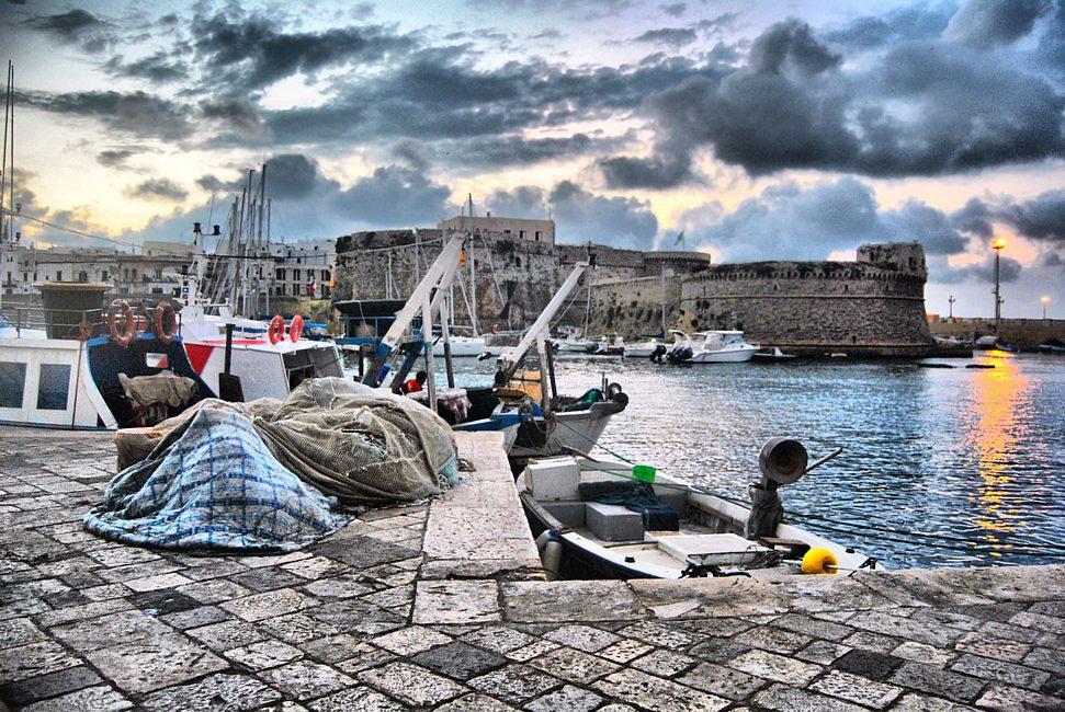 Gallipoli - bateaux des pêcheurs