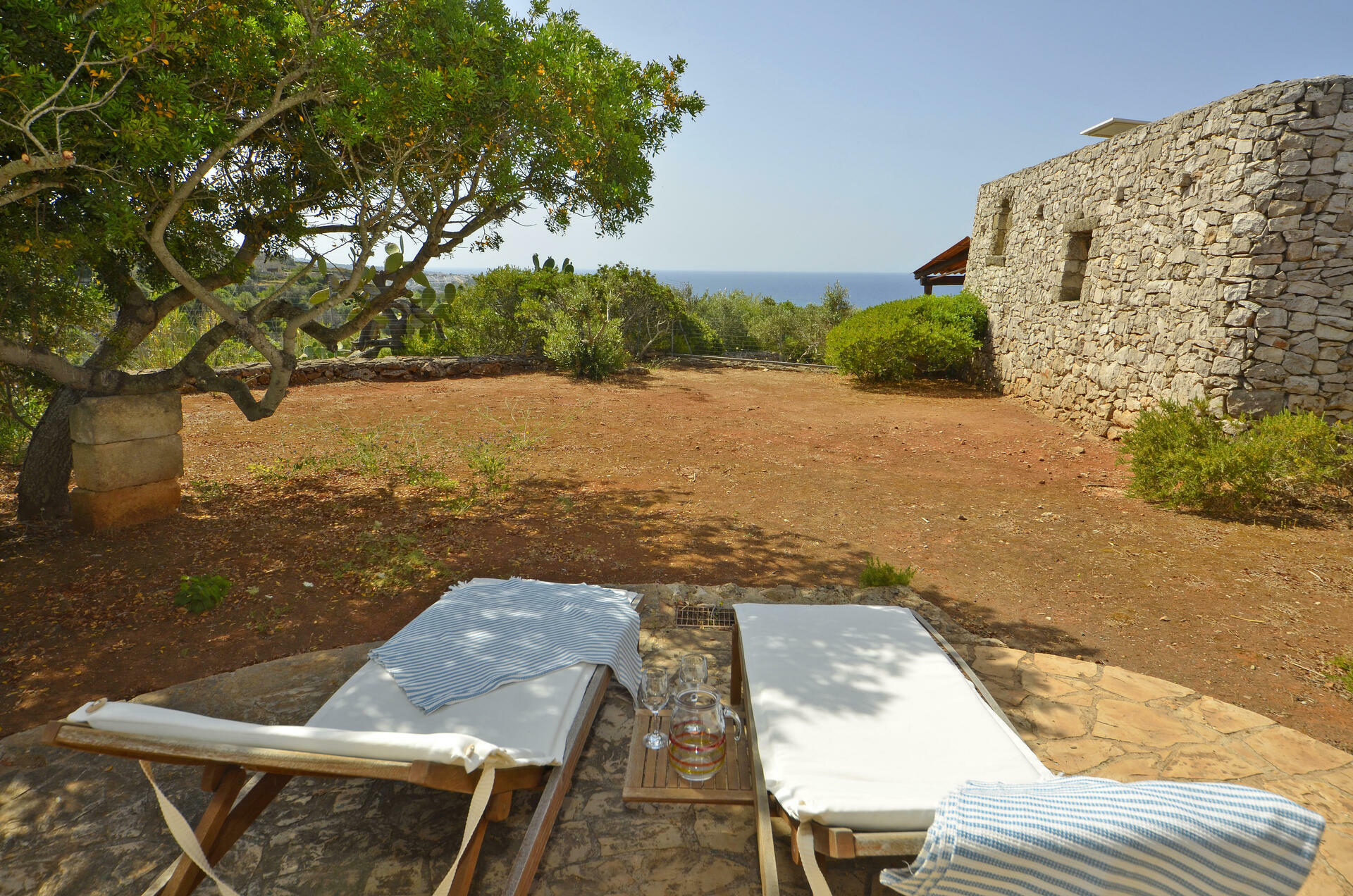 Pergola with sea view