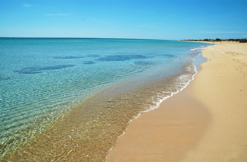 spiagge di sabbia di Pesculuse 11 km