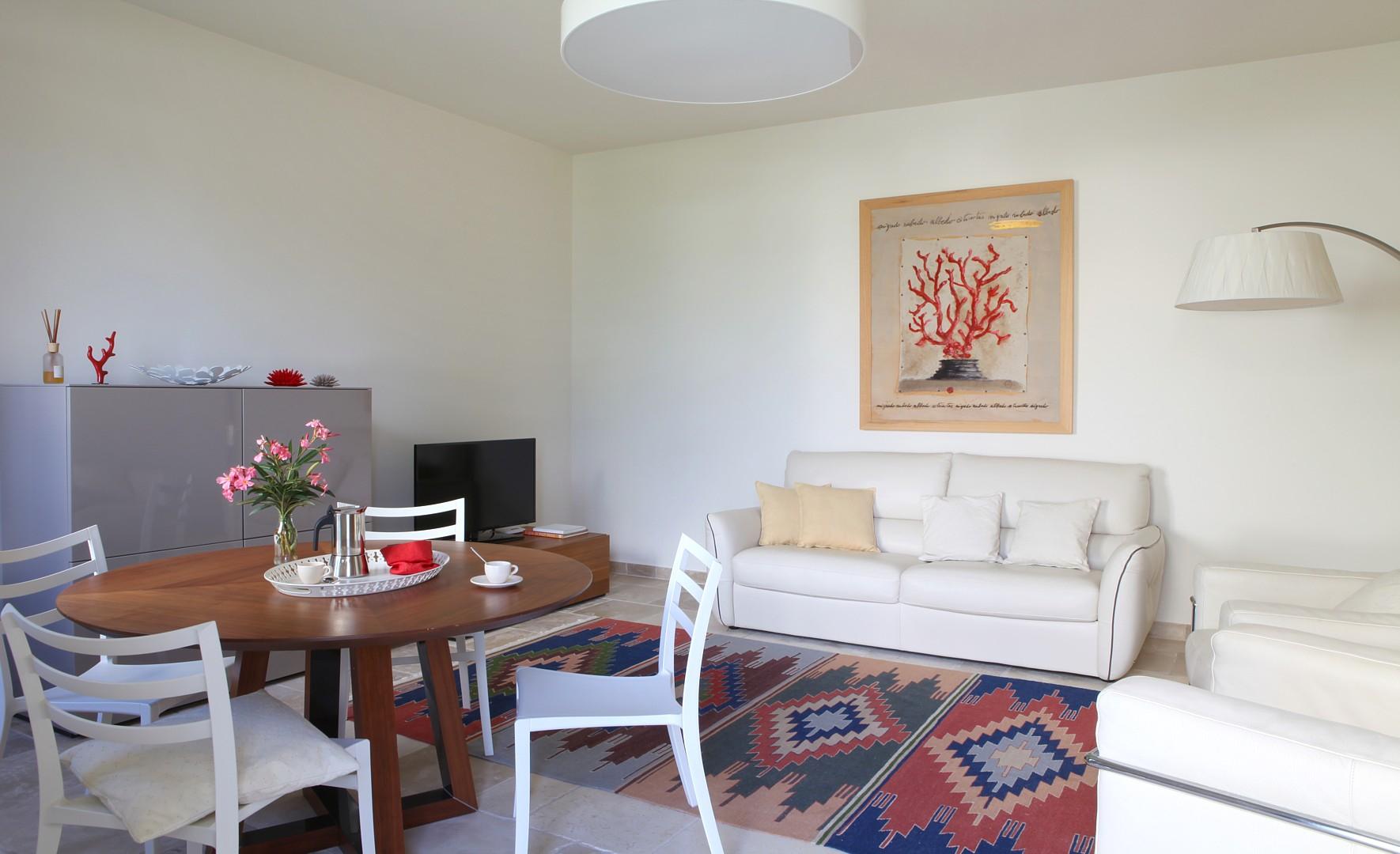 Suite Corallo Livingroom