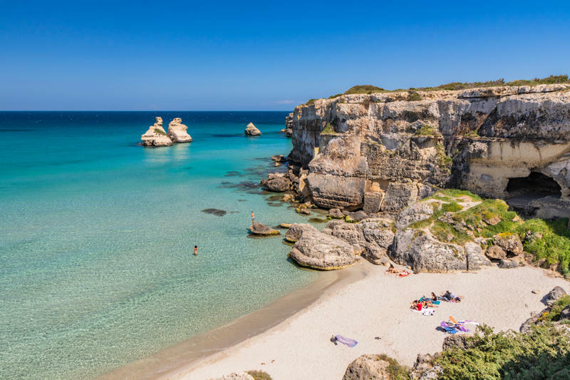 Torre dell‘orso sandy beach 