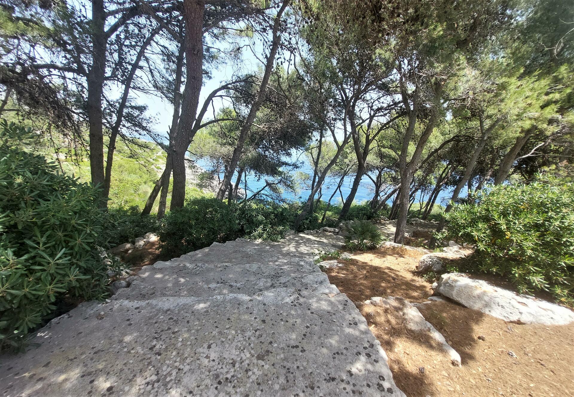 Path to the sea access