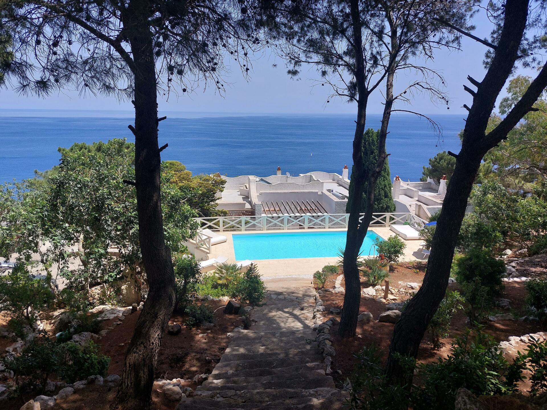 Sea view swimming pool