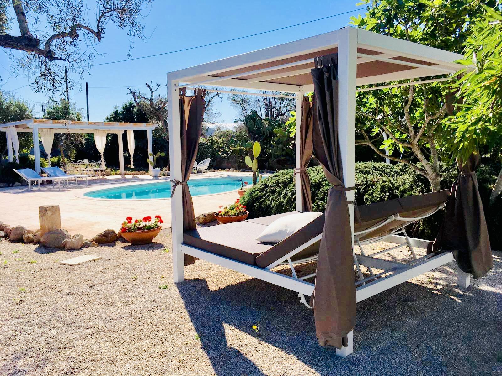 Gazebo pool area