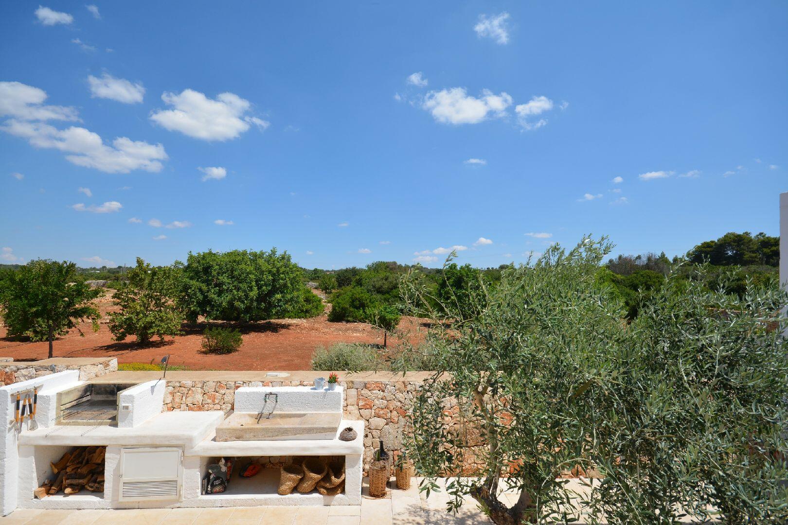 Courtyard BBQ area