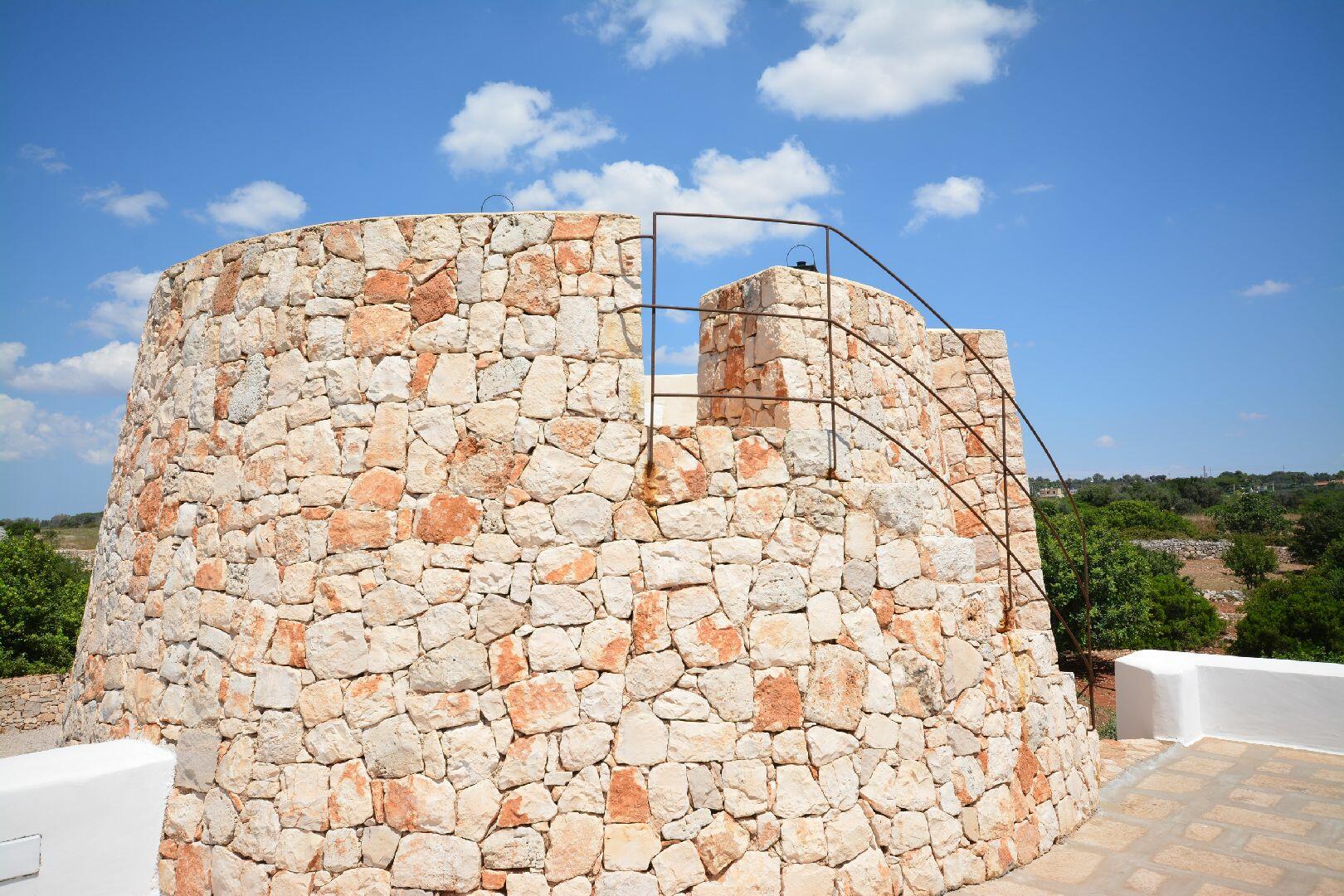 Terrasse équipée avec vue mer à l‘étage supérieur