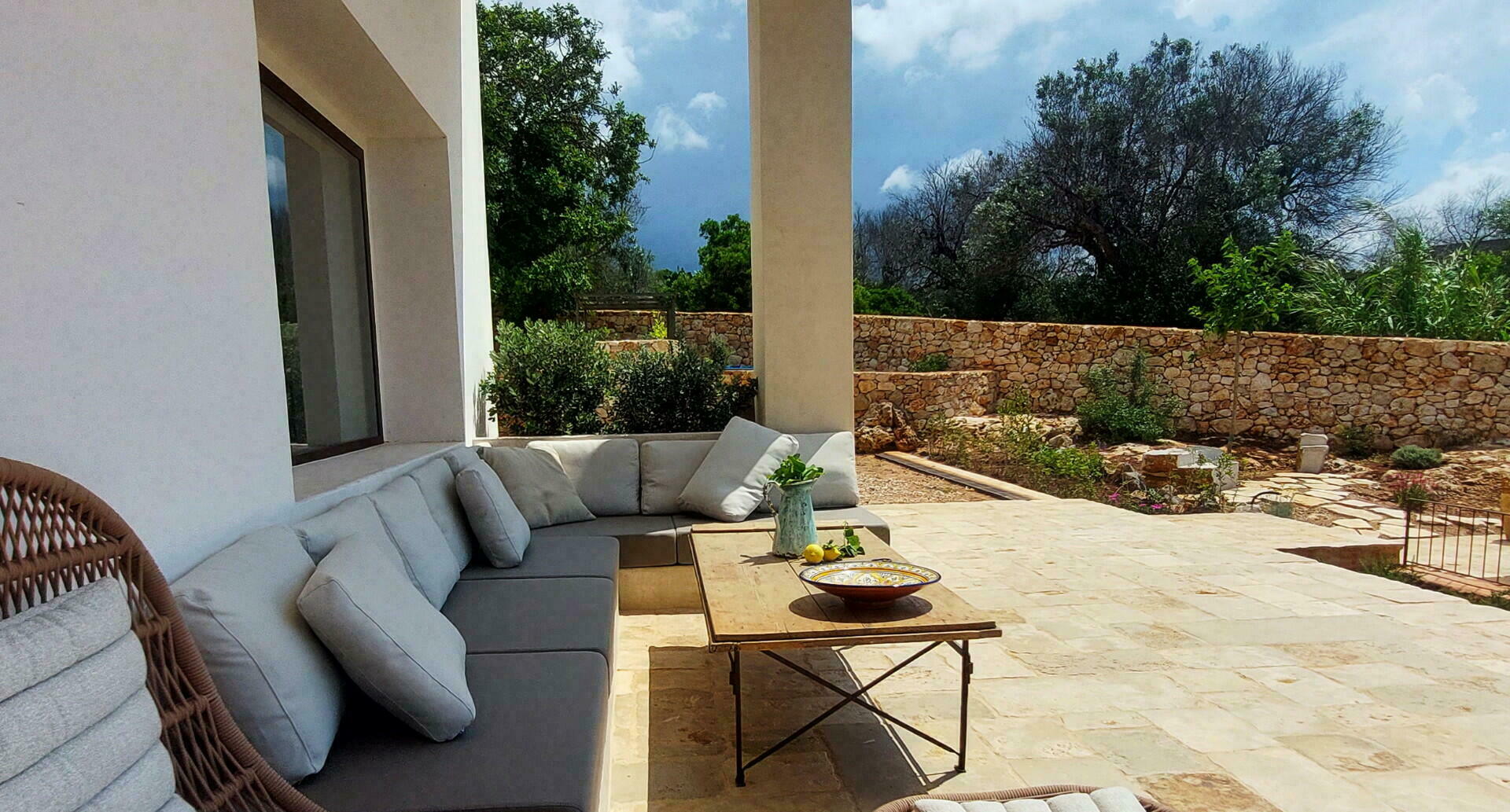 Outdoor sofa