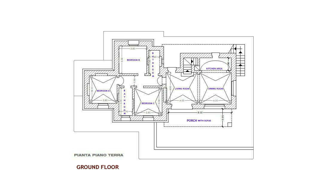 Plan du rez-de-chaussée