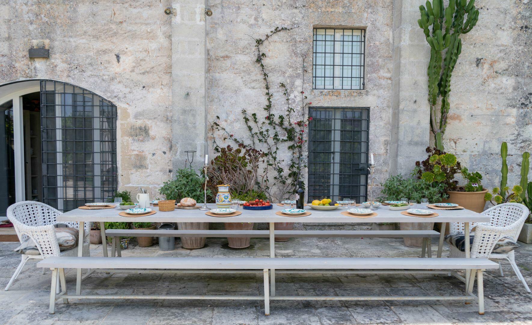 Coin repas extérieur