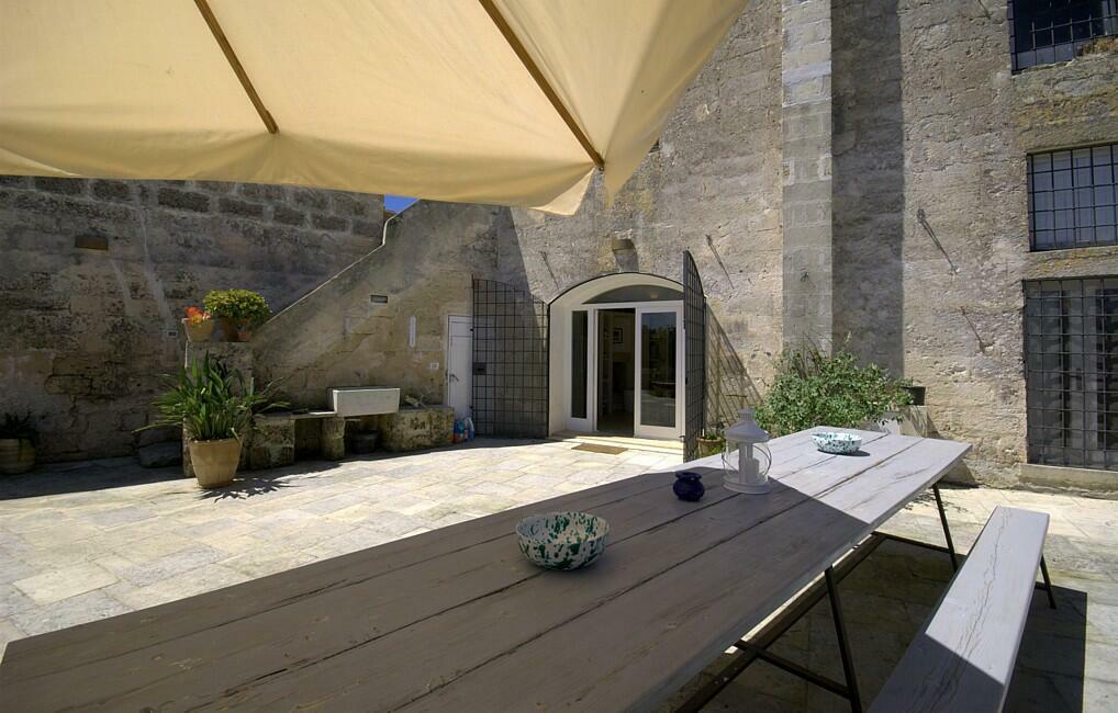 Outdoor dining area